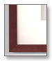 Mahogany Frame White Matt